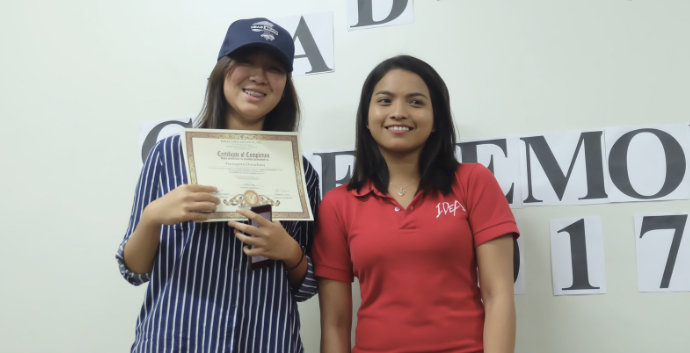 Wan IDEA Cebu Certificate